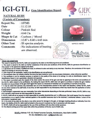 5.16 Ratti Natural Mozambique Ruby with Govt. Lab Certificate-(12210)